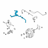 OEM 2018 Ford F-350 Super Duty Vacuum Tube Diagram - HC3Z-9C490-J