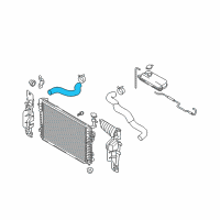 OEM Hyundai Tucson Hose-Radiator, Upper Diagram - 25411-2E100