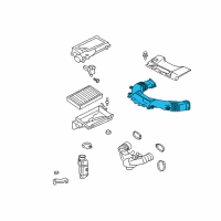 OEM 2014 Lexus LS600h Inlet, Air Cleaner Diagram - 17751-38100