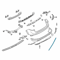 OEM Lincoln Reflector Diagram - KA1Z-15A448-B