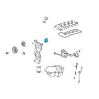 OEM Scion xB Bracket Diagram - 16631-28031