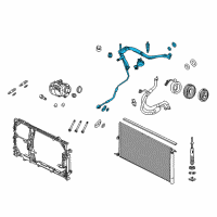 OEM 2014 Ford F-150 Hose & Tube Assembly Diagram - DL3Z-19A834-A