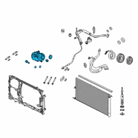 OEM 2010 Ford F-150 Compressor Assembly Diagram - BL3Z-19703-C