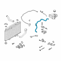 OEM 2017 Ford Fiesta Reservoir Hose Diagram - C1BZ-8K276-C