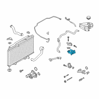 OEM 2014 Ford Transit Connect Thermostat Unit Diagram - BM5Z-8592-C