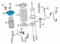 OEM 2018 BMW 530i Guide Support Diagram - 31-30-6-866-262