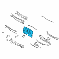 OEM Nissan Insulator-Dash Lower Diagram - 67900-ZR80A