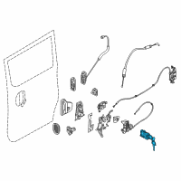 OEM 2017 Chevrolet City Express Lock Cylinder Diagram - 19316432