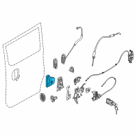 OEM 2017 Chevrolet City Express Handle, Inside Diagram - 19316918