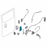 OEM 2017 Chevrolet City Express Handle, Outside Diagram - 19317630