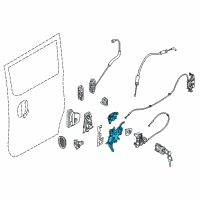 OEM 2018 Chevrolet City Express Lock Actuator Diagram - 19317353