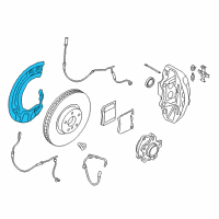 OEM 2018 BMW 740e xDrive Protection Plate Right Diagram - 34-10-6-861-798