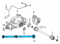 OEM BMW X6 DRIVE SHAFT AUTOMATIC TRANSM Diagram - 26-10-8-487-410