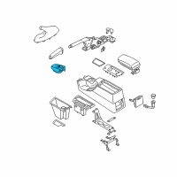 OEM 2008 BMW X3 Drink Holder, Centre Console Diagram - 51-16-3-404-799