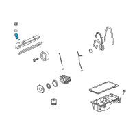 OEM 2006 Pontiac GTO Filler Tube Diagram - 12559505