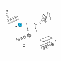 OEM 1999 Chevrolet Camaro Balancer Asm-Crankshaft Diagram - 12553118