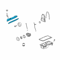 OEM Pontiac GTO Valve Cover Diagram - 12570427