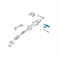 OEM 1991 Chevrolet Camaro Lever Asm-Turn Signal & Headlamp Dimmer Switch Diagram - 10098784