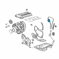 OEM 2000 Saturn LS Camshaft Gear Diagram - 90537632