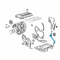 OEM Pontiac Tube Asm-Oil Level Indicator Diagram - 24440078