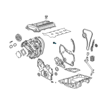 OEM 2006 Saturn Ion Tensioner Diagram - 12608580