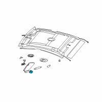 OEM 2007 Saturn Ion Sunroof Switch Diagram - 22687360