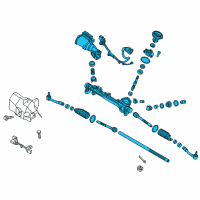 OEM 2019 Kia Sorento Gear & Linkage Assembly Diagram - 57700C5500