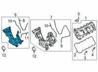 OEM Ford F-150 COVER - CYLINDER FRONT Diagram - ML3Z-6019-B