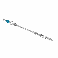 OEM Honda Civic Joint Set, Outboard Diagram - 44014-S5A-J02