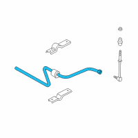 OEM 2003 Chrysler 300M Bar-Rear Suspension Diagram - 4782855AA