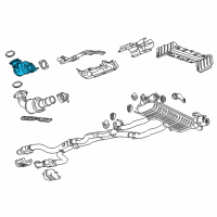 OEM Chevrolet Camaro Catalytic Converter Diagram - 23463698