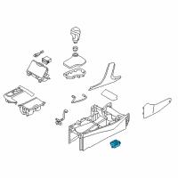 OEM Hyundai Switch Assembly-Indicator Cover, LH Diagram - 93310-3V980-4X