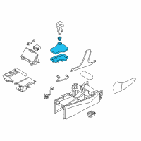 OEM 2012 Hyundai Azera Boot Assembly-Shift Lever Diagram - 84645-3V900