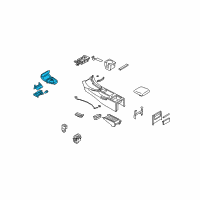 OEM Infiniti Lid - Console Box Diagram - 96935-JJ50B