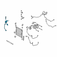 OEM 2013 Lexus GX460 Tube & Accessory Assembly Diagram - 88710-60C40