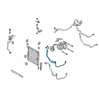 OEM 2013 Lexus GX460 Hose Sub-Assembly, SUCTI Diagram - 88704-60511