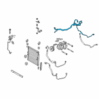 OEM 2019 Lexus GX460 Tube & Accessory Ass Diagram - 88710-60N10