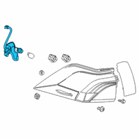 OEM Toyota RAV4 Prime Socket & Wire Diagram - 81555-42220