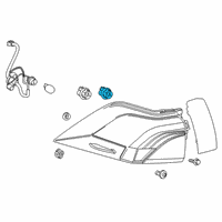 OEM 2019 Toyota Prius AWD-e Led Unit Diagram - 81536-42230