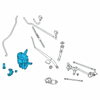 OEM 2012 Nissan Quest Tank Assy-Windshield Washer Diagram - 28910-1JA0A