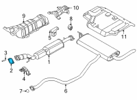 OEM Nissan Versa Gasket-Exhaust Diagram - 20692-1HA0A