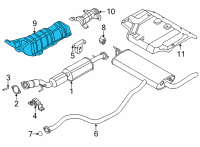 OEM Nissan Sentra Heat Insulator Assy-Front Floor Diagram - 74750-6LH0A