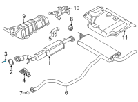 OEM Nissan Stud Diagram - 14064-AY600