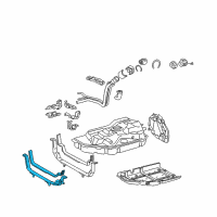 OEM 2012 Lexus RX450h Band Sub-Assy, Fuel Tank, NO.1 RH Diagram - 77601-48050