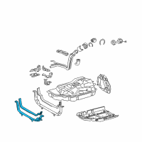 OEM 2006 Lexus RX400h Band Sub-Assy, Fuel Tank, NO.1 RH Diagram - 77601-48050