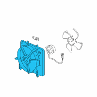 OEM 2007 Honda Fit Shroud Diagram - 19015-RME-A51