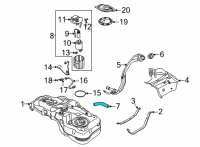 OEM Kia Seltos Hose-Fuel Filler Diagram - 31036Q5530