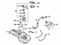 OEM 2021 Kia Seltos Hose-Fuel Filler Diagram - 31036Q5530