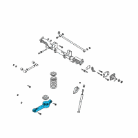 OEM 2004 Kia Sedona Arm Assembly-Lower , RH Diagram - 0K55328300B