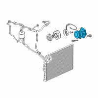 OEM 2000 Jeep Grand Cherokee COMPRES0R-Air Conditioning Diagram - 55116810AA